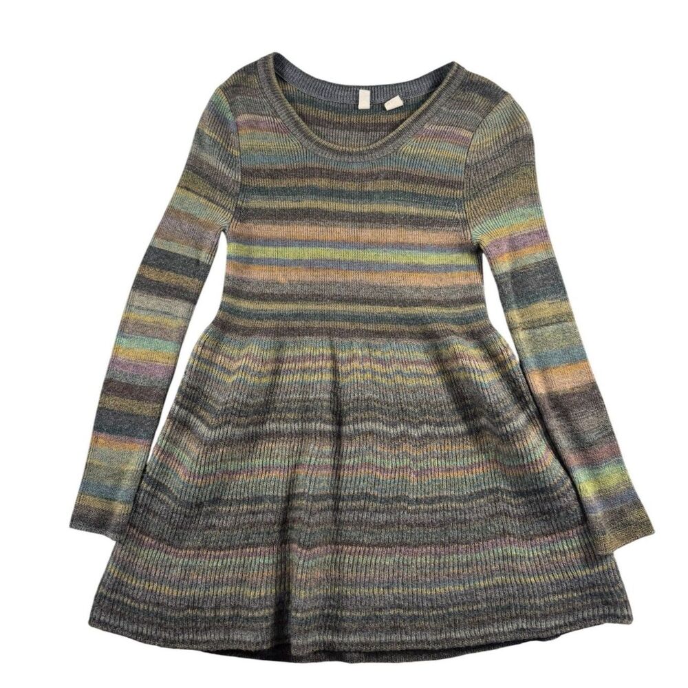 Anthropologie Moth A line Knit Striped Sweater Size XS